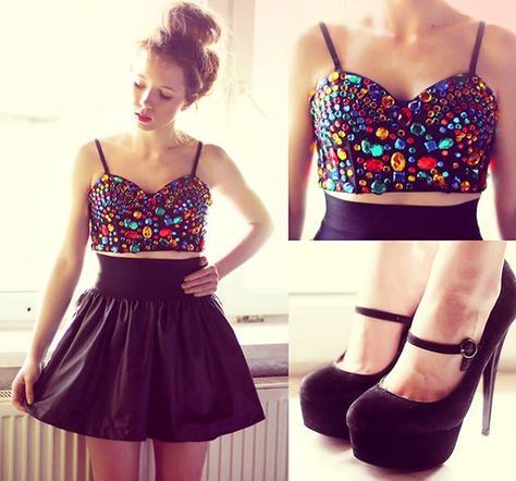 Style My Way Crystal Bra, Diy Crop Top, Jewels Diy, Top Cropped, Estilo Boho, Bra Styles, Fast Fashion, Diy Fashion, Passion For Fashion