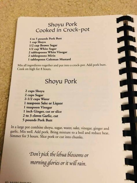 Shoyu Pork Cooked in a Crock-pot Shoyu Pork, Hawaii Foods, Hawaii Eats, Okinawan Food, Chamorro Food, Ono Kine Recipes, Guava Cake, Local Recipes, Hawaiian History