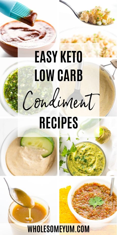 Low Calorie Condiments, Yogurt Spread, Low Calorie Sauces, Low Carb Salad Dressing, Sauce For Vegetables, Low Carb Greek Yogurt, Keto Sauce, Keto Condiments, Keto Sauces