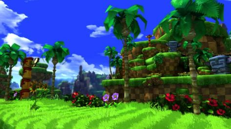 Green Hill Zone Wallpaper, Sonic Green Hill Zone, Silent Hill Wallpaper, Wallpaper Sonic, Hedgehog Wallpaper, Wallpapers Landscape, Green Hill Zone, Hill Wallpaper, Kaws Iphone Wallpaper