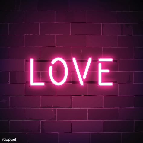 Love is all around neon sign vector | free image by rawpixel.com / NingZk V. Photographie Indie, Neon Icons, Twin Flame Reading, Pink Neon Sign, Pregnancy Gender, Neon Quotes, Neon Words, Neon Backgrounds, Neon Aesthetic