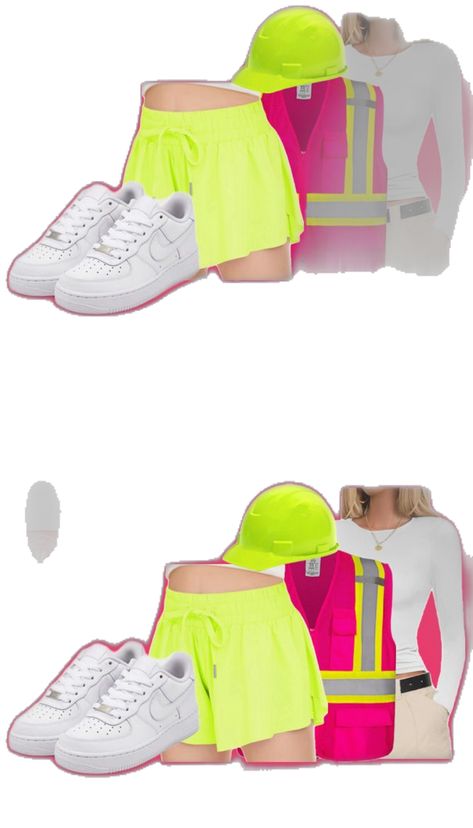 Neon Construction Worker Costume, Neon Construction Worker, Construction Worker Costume, Construction Worker, Neon