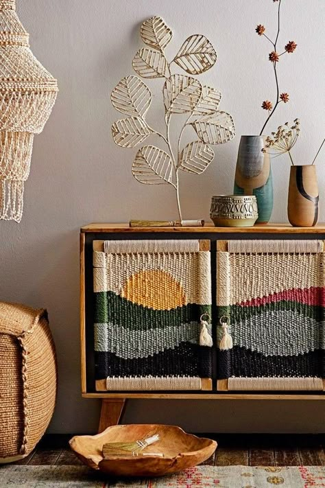 Woven Furniture Design, Pola Macrame, Home Nails, Woven Furniture, Home Decor Living Room, Home Textiles, Décor Diy, Decor Living Room, Decoration Home