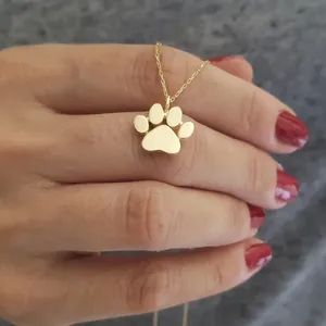 Cat Paw Necklace, Christmas Gift Dog, Paw Pendant, Paw Necklace, Pet Memorial Necklace, Puppy Paw, Pet Bereavement, Paw Print Necklace, Puppy Paws