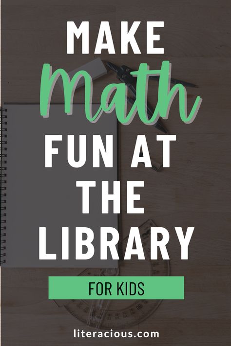 Math doesn't have to be scary! Learn how to make math fun with hands-on activities at the library! Bleacher Seats, Math Basics, Reading A Ruler, Math Club, Make Math Fun, Middle School Libraries, Math Madness, Diy Fountain, Library Activities