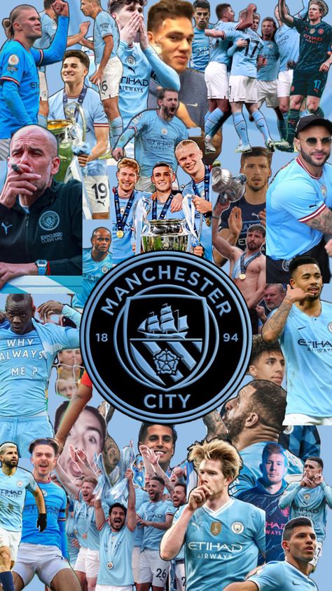 City Wallpaper Iphone, Man City Team, I Love Manchester, Manchester City Logo, Pep Boys, Manchester City Wallpaper, Football Artwork, Kun Aguero, Scary Photos