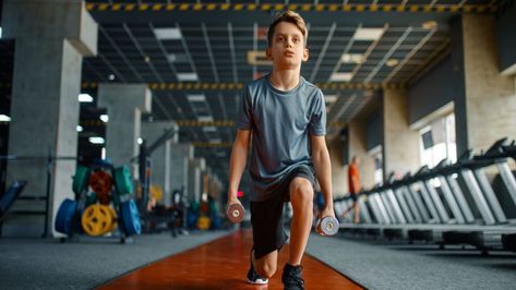 This routine keeps it simple, minimizes setup, and focuses on building a habit. Kid Workout Routine, Kids Exercise Routine At Home, Baseball Weight Training, Teen Workout, Strenght Training, Routine For Kids, Crossfit Kids, Home Strength Training, Travel Ball