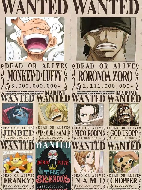 Shanks Bounty, Luffy's Mom, Luffy Bounty, Sanji Anime, Iphone Wallpaper Off White, Wano Arc, Trafalgar Law Wallpapers, Big Mom Pirates, One Piece Bounties