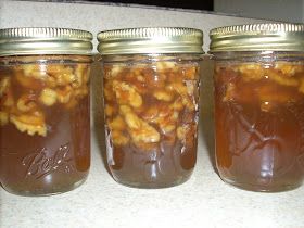 Walnut Syrup Recipe, Walnut Jam, Walnut Syrup, Kitchen Walnut, Brown Sugar Simple Syrup, Welcome To My Kitchen, Walnut Sauce, Food Preserving, Jam Recipes Homemade