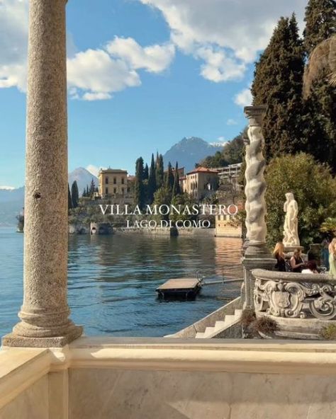 Travel • Vacation • Italy on Instagram: "Welcome to Villa Monastero, nestled along Lake Como's serene shores. Explore its historic halls, lush gardens, and tranquil vistas, where every corner tells a story of timeless beauty and Italian charm. 🏰🌿. - 📷1. @meolafrancesco  2. @meolafrancesco 3. @villamonastero_official 4. @lakecomo_boat  5. @gmarcod91  6. @lakecomo_boat 7. @neil.travel  8. @gmarcod91  - #VillaMonastero #LakeComo #italy #italia #italianescape" Lakecomo Italy, Villa Monastero, Vacation Italy, Italy Vacation, Lush Garden, Proposal Ideas, Lake Como, Travel Vacation, Vacation Trips