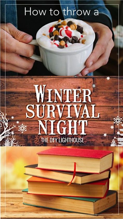 Winter Event Ideas, Supper Club Theme, Winter Themed Party, Diy Lighthouse, Ladies Event, Winter Party Themes, Movie Recommendations, Moms Night, Winter Survival