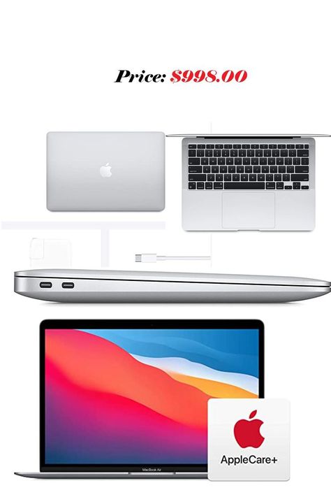 Apple MacBook,  Air Laptop, Apple M1, Macbook Air M1 Silver, Macbook Air M1, Macbook Air Laptop, Apple Macbook Air, Retina Display, Apple Macbook, Macbook Air, Macbook, Ram