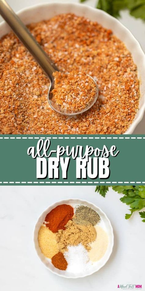 Spicy Rib Rub Recipe, Pork Tenderloin Dry Rub Recipes, Pork Seasoning Dry Rubs, Pork Rub Recipe Dry, Meat Rubs Recipes, Dried Meat Recipe, Burger Rub, Chicken Dry Rub Recipe, Rubs For Meat