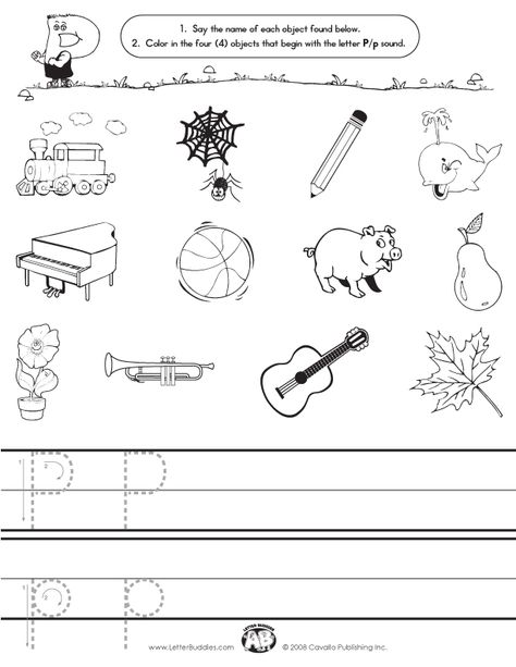 Letter P Initial Sound Worksheet | initial sounds worksheet p p is for penguin children use worksheet p ... Letter P Sound Worksheet, Initial Sounds Worksheets, Sounds Worksheet, Letter P Worksheets, October Preschool, Letter Tracing Printables, Kindergarten Handwriting, Halloween Centers, Letter Worksheets For Preschool