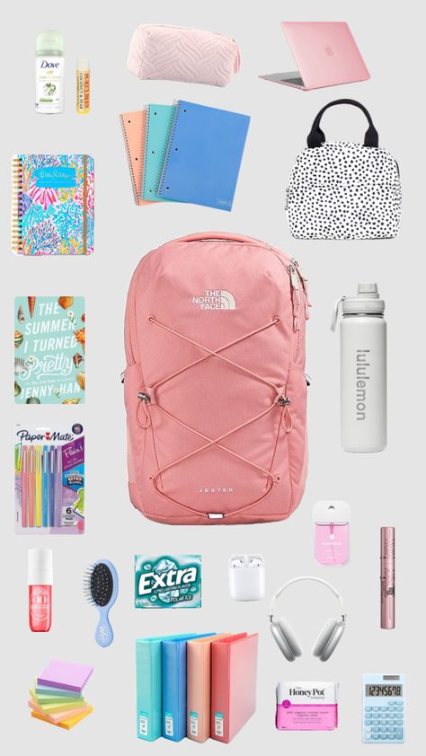 High School Essentials, School Locker Organization, School Locker Decorations, Middle School Supplies, Middle School Essentials, School Backpack Essentials, Middle School Survival, Preppy School Supplies, Preppy Essentials