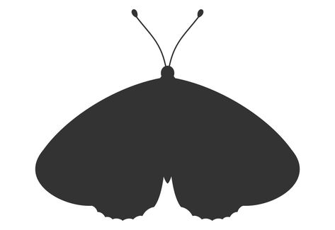 Moth black silhouette. Shape of moth or butterfly wings, front view, tattoo template. Simple insect icon, vector illustration View Tattoo, Tattoo Templates, Tree Saw, Black Silhouette, Heart Tree, Logo Banners, Cityscape Photos, Nature Backgrounds, Heart With Arrow