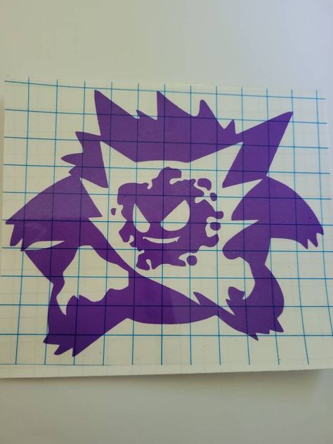 A Gengar and Haunter evolution decal that can be used in Laptop or car use. Comes 6x6 unless otherwise specified. Haunter Pokemon Drawing, Gengar Craft, Pokemon Gengar Art, Gengar Painting, Gengar Icon, Gengar Drawing, Shinigami Tattoo, Gengar Art, Gengar Evolution