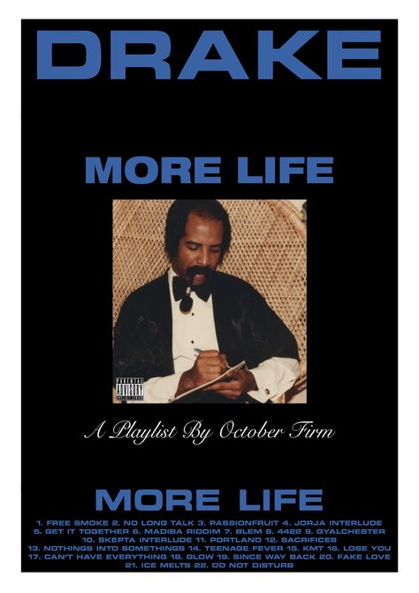 Made by Dimitri Hal More Life Drake, Drake Album Cover, Drake Album, Album Cover Wallpaper, Drakes Album, Photowall Ideas, Hip Hop Poster, Music Poster Ideas, Bedroom Wall Collage