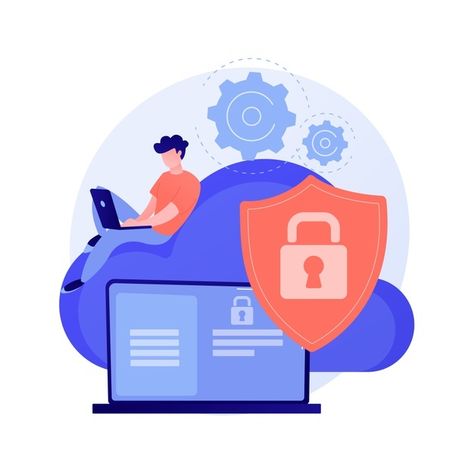 Cloud computing security abstract concep... | Free Vector #Freepik #freevector #cloud #blue #cartoon #pink Cybersecurity Training, Security Training, Security Companies, Business Software, Data Breach, Movie Themes, Security Service, Internet Security, Data Security