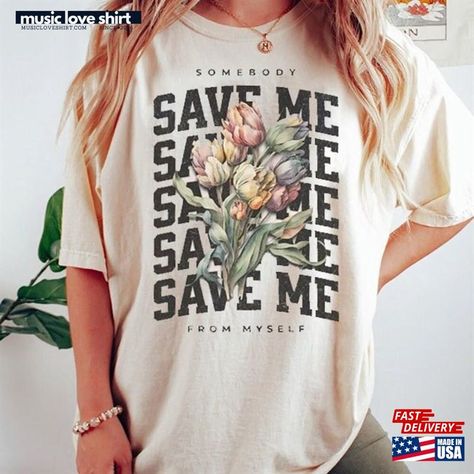 Jelly Roll Somebody Save Me From Myself T-Shirt Backroad Baptism Tour Sweatshirt Music Concert 2023 Unisex Check more at https://musicloveshirt.com/product/jelly-roll-somebody-save-me-from-myself-t-shirt-backroad-baptism-tour-sweatshirt-music-concert-2023-unisex/ Jelly Roll Concert Tshirt Ideas, Jelly Roll Singer Shirts, Music-themed Cotton T-shirt For Music Festival, Music-themed Cotton T-shirt For Concerts, Music-themed Cotton Crew Neck Shirt, Jelly Roll, Music Concert, Music, Sweatshirts