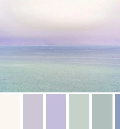 Mermaidcore Color Palette, Sea Glass Color Palette, Periwinkle Color Palette, Vibe Room Ideas, Pantone Azul, Fantasy Embroidery, Mint Green Paints, Lavender Nursery, Vibe Rooms