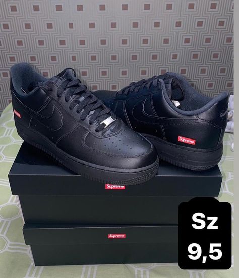 Nike air force 1 supreme black‼️ -Sold/vendido❌ Nike Air Force 1 Supreme, Nike Air Force 1, Air Force 1, Nike Air Force, Air Force, Nike Air, Force, Nike, Sneakers