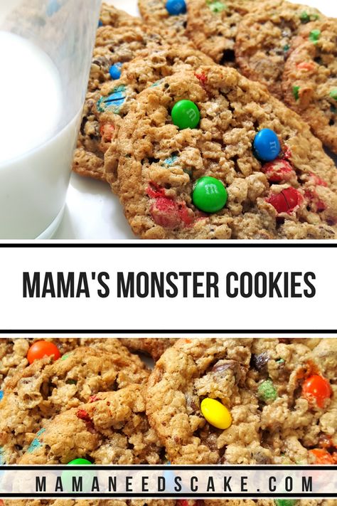 This vintage monster cookie recipe is amazing! This cookie is easy to make and delicious to eat and makes a large batch so you will have plenty to share. These cookies are the perfect easy treat to make, and all the kids will love them! These cookies are addicting and mouthwatering! Monster Cookies Recipe, Monster Cookie, Cookie Calories, Savoury Cake, Gluten Free Cookies, Tips And Advice, Vegetarian Chocolate, Cookies Recipe, How To Make Cookies