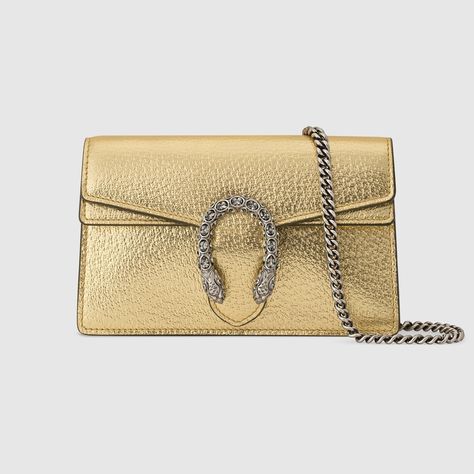 Shop the Dionysus super mini bag in gold at GUCCI.COM. Enjoy Free Shipping and Complimentary Gift Wrapping. Dionysus Super Mini Bag, Gucci Dionysus Super Mini, God Dionysus, Gucci Super Mini, Gold Lame, Greek God, Tiger Head, Crossbody Bag Women, Mini Crossbody Bag