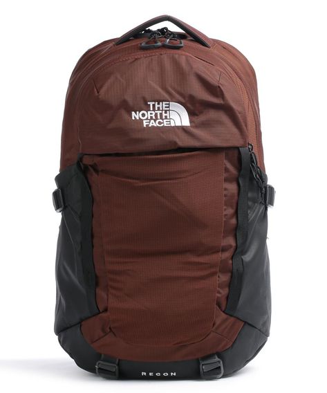 The North Face Recon Backpack 15″ recycled ripstop nylon brown/black - NF0A52SH8C3-OS | wardow.com Backpack North Face, North Face Recon, Brown Backpack, Backpacks Accessories, Brown Backpacks, Black Order, Business Laptop, Backpacking Packing, Daisy Chain