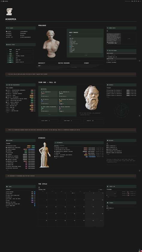 Dark Mode Notion Ideas, Notion Icons Dark Academia, Notion Banner Dark Academia, Dark Academia Fonts Google Docs, Notion Dark Mode Templates, Notion Template Ideas Dark Academia, Notion Set Up Ideas, Notion Dark Theme, Notion Template Ideas For Students Dark