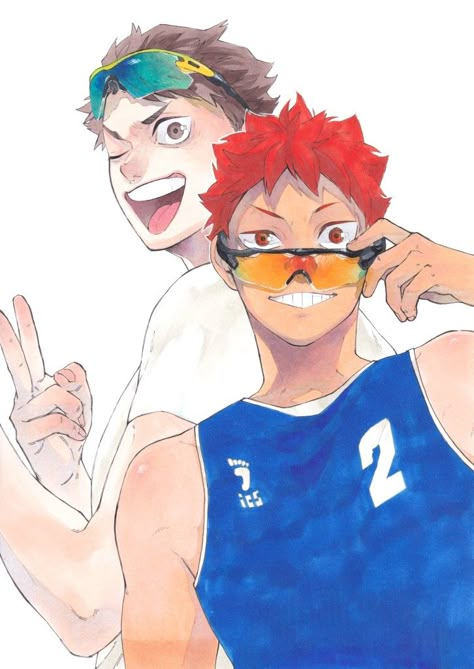 Oikawa Tooru, Hinata Shoyo, Haikyuu Wallpaper, Haikyuu Manga, Haikyuu Characters, Haikyuu Fanart, Haikyuu 3, Sports Anime, Haikyuu Anime