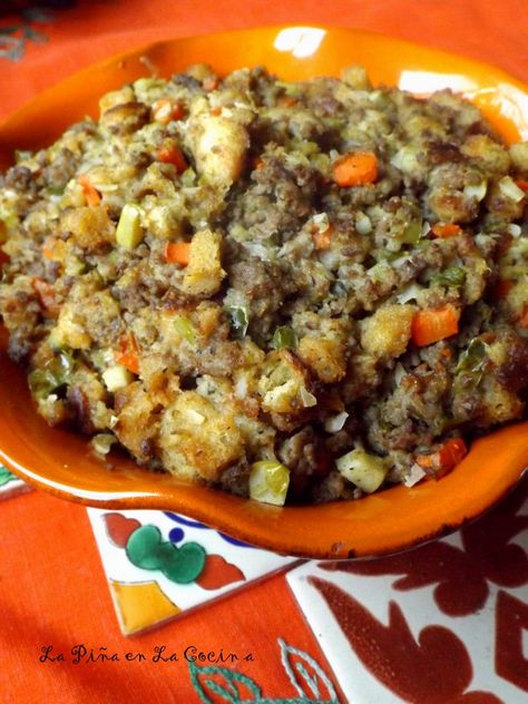 Vegetarian Stuffing, Cornbread Stuffing Recipes, Sausage Stuffing Recipe, Homemade Stuffing, Stuffing Recipes For Thanksgiving, Sweet Potato Recipes Casserole, Thanksgiving Stuffing, Thanksgiving Dishes, Low Sodium Chicken Broth