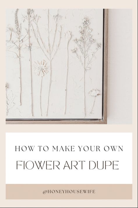 Easy Spackle Art, Spackle Diy Art, Drywall Art Diy, Dried Flower Canvas Art, Diy Plaster Art Canvas Flower, Diy Textured Wall Art Flowers, Diy Wall Putty Art, Plaster Wall Art Diy Paint Techniques, Spackling Paste Art Diy