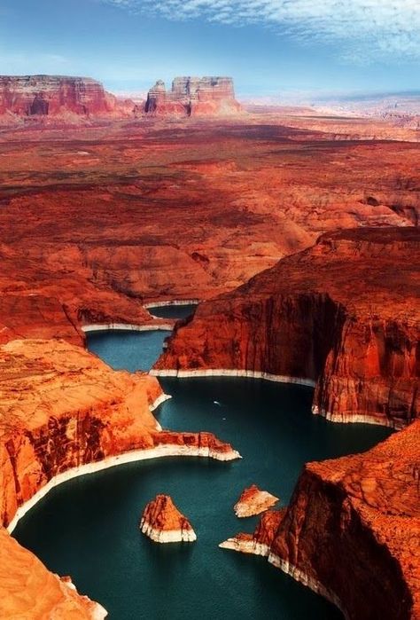 Lake Powell, Utah Lake Powell Utah, Magic Places, Lake Powell, Incredible Places, Beautiful Places In The World, North Dakota, Pretty Places, Places Around The World, Aerial View