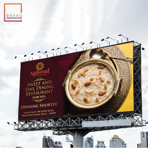 Outdoor hoardings are really expensive and have a very short attention span. Keep it simple. 1. Creative should be attractive 2. CTA, if any should be highlighted 3. Copy has to be precise: not more that 8-10 words Execution is as important as the design. Ensure value for money while choosing the media.  #outdoormarketing #Hoardings #branding #creativity #marketing Creative Hoarding Design Ideas, Food Hoarding Design, Creative Hoarding Design, Hoarding Design Advertising, Hoarding Design Creative, Hoardings Advertising, Hoarding Board, Outdoor Advertising Design, Outdoor Marketing