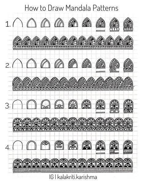 📝 Mandala Patterns | Practice Sheet-7 📝 . Let me know if you find this helpful. Thanks all!😊 . •Grid book: @fabriano1264 , graph size: 5mm… Mandala Practice Sheet, Mandala Pattern Sheet, Karishma Srivastava, Kalakriti Karishma, Mandela Patterns, Mandala Ideas, Mandala Book, Easy Mandala, Easy Mandala Drawing