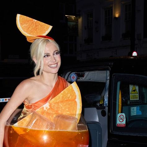 Grazia UK on Instagram: "When you’re not ready to let go of Aperol Spritz season 🍹   Singer Pixie Lott attended Annabel’s Halloween Party in Mayfair as her favourite cocktail." Pixie Lott, Party Inspo, Aperol Spritz, Not Ready, Let Go, Halloween Party, Letting Go, Let It Be, Halloween