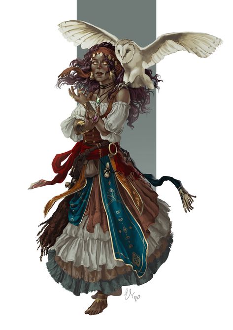 Fortune Teller Character Design, Fortune Teller Character, The Fortune Teller, Dnd Druid, Character Bank, Fantasy Witch, My Fantasy World, Concept Art Character, Fortune Teller