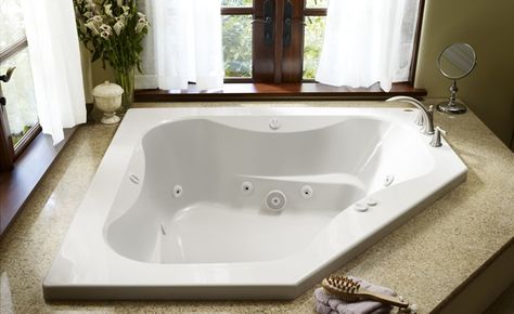 Need this Jacuzzi bathtub! Awesome Bathtubs, Jacuzzi Bathroom, Jacuzzi Bathtub, Jacuzzi Bath, Refinish Bathtub, Jetted Bath Tubs, Walk In Bathtub, Malibu Home, Corner Bath