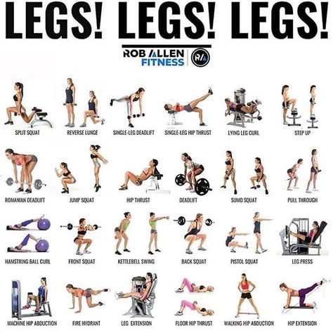 Legs! Legs! Legs! - Health & Fitness Tip of the Day   Rob Allen Fitness #fitness #fitnessmotivation #fitnesslife #healthylife #health #healthy #nutrition #fitnessfreaks #allfitpics #igfitfam Inner Leg Workout, Leg Workouts Gym, Fitness Studio Training, Best Leg Workout, Modele Fitness, Gym Antrenmanları, Lean Legs, Leg Day Workouts, Trening Fitness