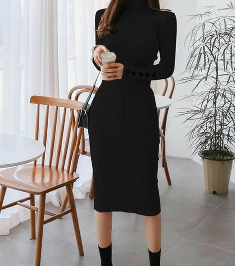 High Neck Midi Dress, Plain Maxi Dress, Sweater Dress Outfit, Sweater Maxi Dress, Long Knitted Dress, Maxi Dress Sale, Ribbed Knit Dress, Midi Sheath Dress, Maxi Skirts