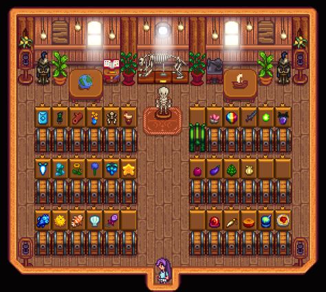 Stardew Valley Shed Storage, Big Shed Design Stardew Valley, Stardew Valley Basic Farm Layout, Storage Shed Stardew Valley, Sdv Shed Layout, Stardew Storage Shed, Shed Layout Stardew Valley, Stardew Valley Storage Shed, Stardew Valley Shed Layout