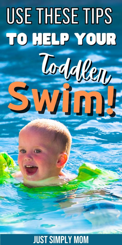 Teaching your toddler how to swim, the risk of drowning significantly decreases. Here are some safety tips when you're teaching a 2 year old how to swim. Teach Toddler To Swim, Toddler Swim, Swimming Safety, Swim Practice, How To Swim, Empowering Parents, Swimming Classes, Tips For Parents, Toddler Swimming