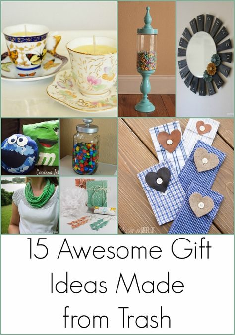 Awesome Repurposed Gift Ideas Made from Trash Crafts For Gifts, Diy Crafts For Bedroom, Creative Diy Gifts, Reducing Waste, Belem, Homemade Crafts, Fun Crafts For Kids, Recycled Crafts, Diy Crafts Videos