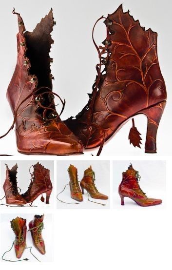 Fantasy Boots, Fantasy Shoes, Fairy Shoes, Mode Shoes, Fairy Fashion, Fantasy Costumes, Fairy Costume, Shoe Art, Crazy Shoes