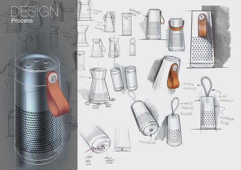 Speaker Drawing, Portable Speaker Design, Bluetooth Speakers Design, Sketch Layout, Industrial Design Portfolio, Speaker Projects, Portable Bluetooth Speakers, Presentation Design Layout, Portfolio Design Layout