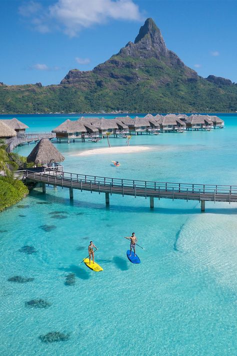 Travel Widget, Bora Bora Activities, Tahiti Island, Bora Bora Island, Bora Bora Resorts, Bora Bora French Polynesia, Dreams Resorts, Places In Usa, Luxury Boat