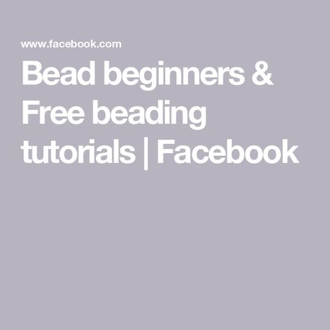 Bead beginners & Free beading tutorials | Facebook Bracelet Making Tutorial, Seed Bead Patterns Free, Free Beading Tutorials, Native American Beadwork Patterns, Native Beading, Native Beading Patterns, Beading Patterns Free, Seed Bead Patterns, Bead Weaving Patterns