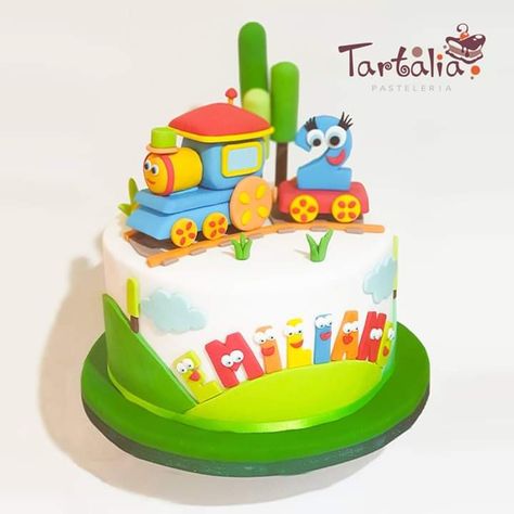 Bruce Cake, Album Cake, Train 2nd Birthday, Bob The Train, Decor Tort, Cake Celebration, 60th Birthday Cakes, Cupcake Decoration, Baby Birthday Cakes