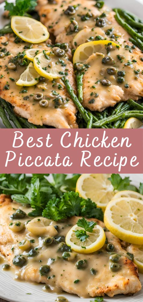 Best Chicken Piccata Recipe | Cheff Recipes Giada De Laurentiis Chicken Piccata, Cuisine At Home Recipes, Ina Garten Chicken Piccata Recipe, Lemon Chicken Capers Recipe, Lemon Chicken Piccata Recipe With Capers, Classic Chicken Piccata, Chicken With Olives And Capers, Weight Watchers Chicken Piccata, Capers Chicken Recipes